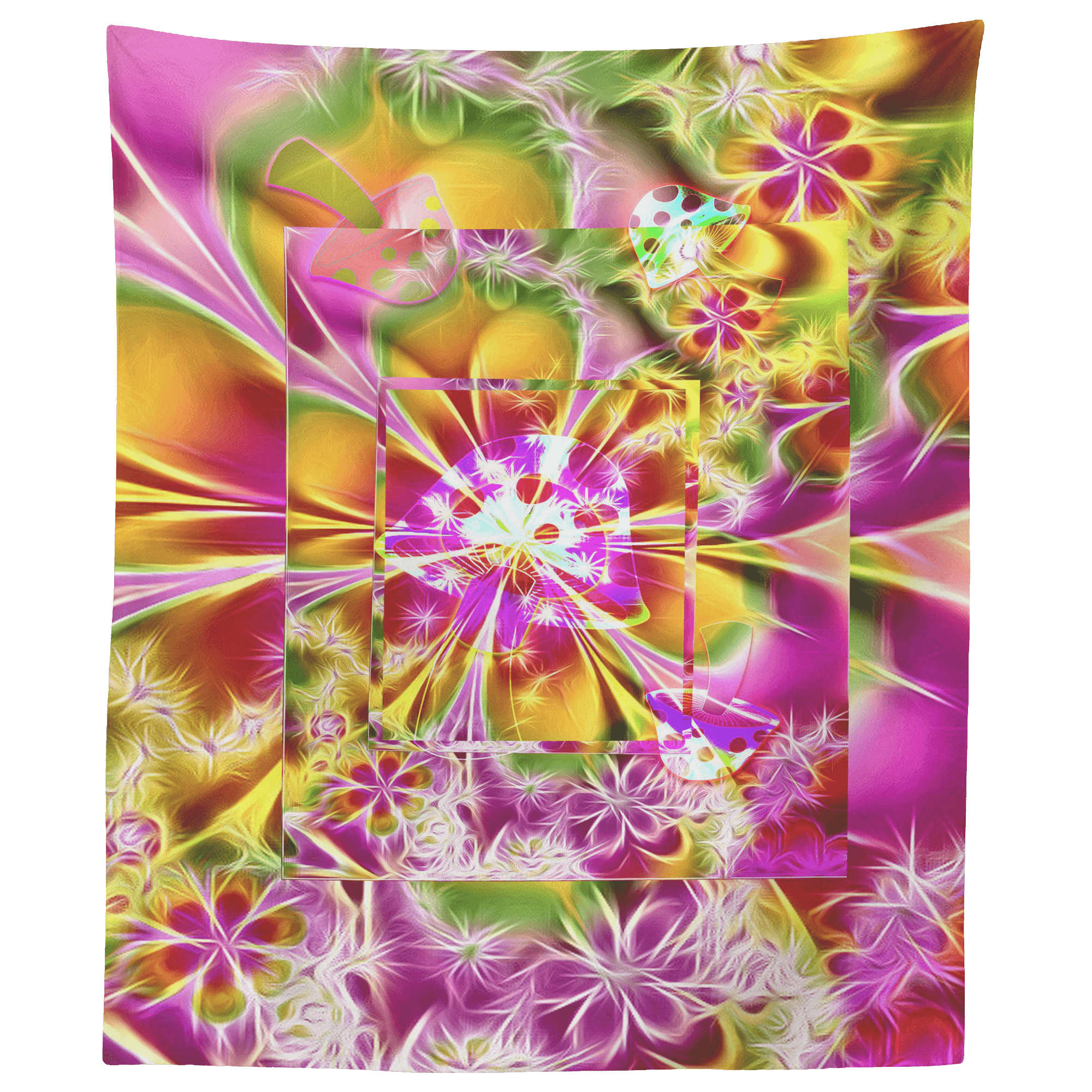 Mushroom Power Tapestry-